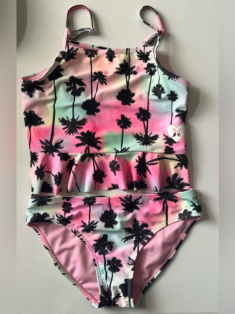 Hurley Two-Piece Swimsuit - Youth Size 7/8